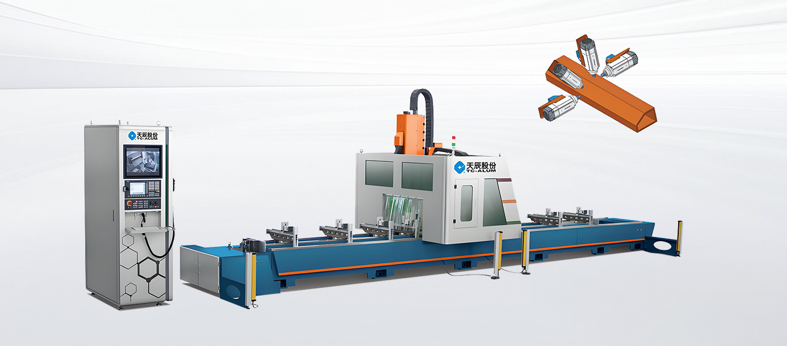 LGSGZA-CNC-7000/9000High Speed 4-Aixs CNC Gantry Type Machining Center