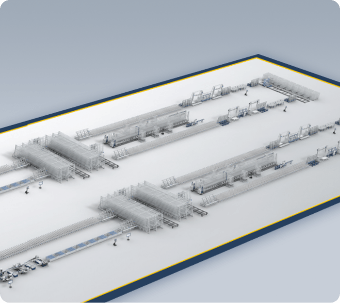 Digital Twin Super Window Door Intelligent Workshop