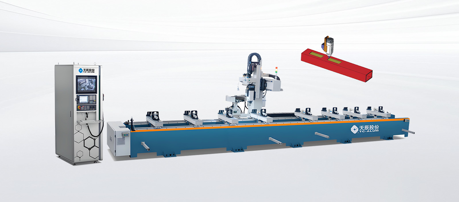 GCGZ-CNC-7000/9000High-speed Double Worktable CNC Machining Center