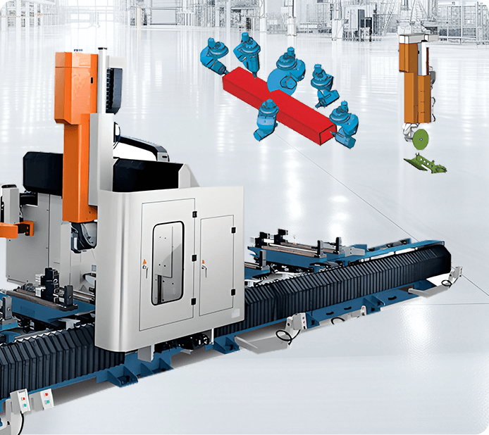 High Speed 5 Axis CNC Gantry Milling Machine Center