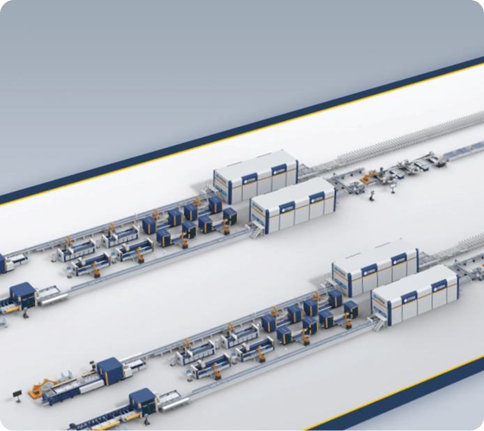 Digital Twin Super Window Door Intelligent Workshop