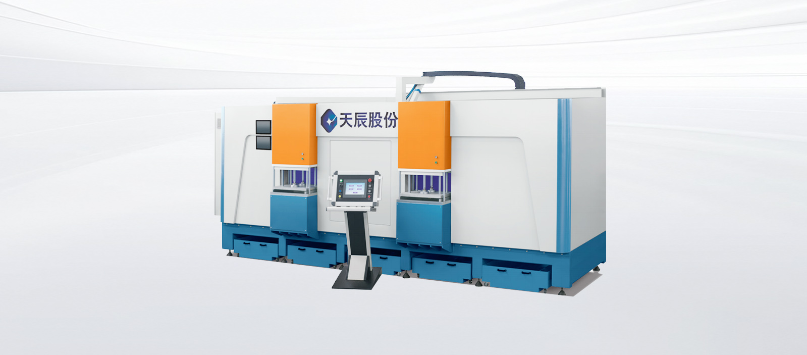 LXD₂S7-CNC-350Double Worktable CNC End Milling Machine